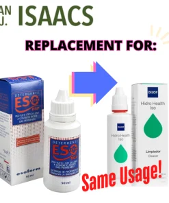 ESO Cleaner For All Contact Lens Types (Replacement for Hidro ISO Cleaner)
