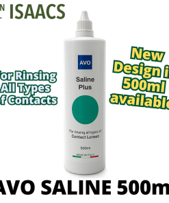 AVO Saline 500ml (For Rinsing Contact Lens)